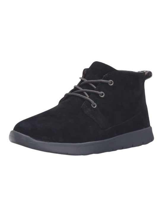 UGG Other - Ugg Kids Canoe Suede Chukka Boots Black Boys Size 4 US Big Kid Shoes Lace Up